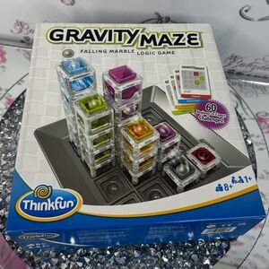 ThinkFun Gravity Maze Falling Marble Logic Game cards fun gravity logic